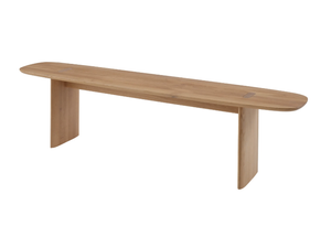 INTERVALLE - Solid wood bench _ Ligne Roset